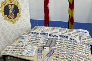 Requisados 12.135 cupones de la ONCE que se vendían ilegalmente en Valencia