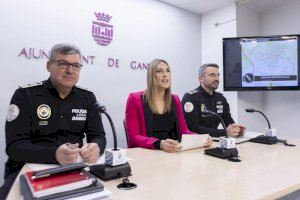 Gandia ultima un dispositiu amb 939 serveis de la Policia Local per a les primeres Falles d'Interés Turístic Nacional
