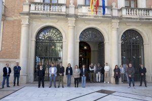 La Diputació de Castelló guarda un minut de silenci en memòria de les víctimes del 11M de 2004