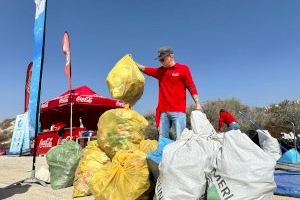 Basuraleza en El Campello: recogen media tonelada de residuos en el cauce del río Monnegre