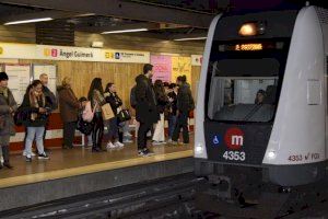 Metrovalencia en Falles realitzarà l'equivalent a 17,3 voltes al món en circulacions especials