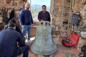 El Ayuntamiento de Canet lo Roig concluye la restauración de las campanas de la Iglesia de Sant Miquel