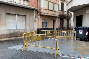 El Ayuntamiento de Burriana repara el pavimento en la confluencia de las calles San Pascual y La Purísima