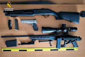 Detenido por amenazar con armas de fuego a un viandante en La Nucía