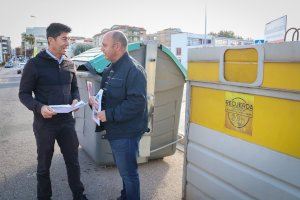 El Ayuntamiento de Onda facilita el reciclaje a los vecinos y amplía su red de contenedores de envases ligeros