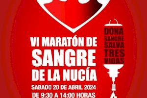 El VI Maratón de Sangre de La Nucía será el sábado 20 de abril en el Cirer