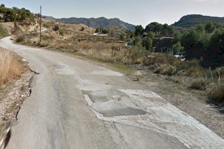 Compromís reclama mejoras en los caminos rurales de Xixona y anuncia un «seguimiento exhaustivo»