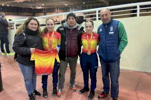 Dos corredoras de la Vall d'Uixó se llevan el oro en el campeonato de España de ciclismo en pista