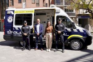 Una oficina móvil de la Policía Local permitirá realizar in situ atestados o test de droga y alcohol en la Vall d'Uixó