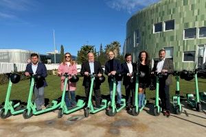 Paterna colabora con la EGM Parc Tecnològic en el proyecto piloto de patinetes compartidos para facilitar la movilidad interna