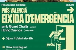 Ricard Chulià presenta el seu nou llibre, ‘País Valencià. Eixida d’emergència’, a Sagunt