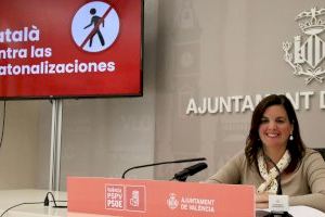 El PSOE critica que Catalá retira mobiliario que impedía aparcar en la supermanzana de La Petxina