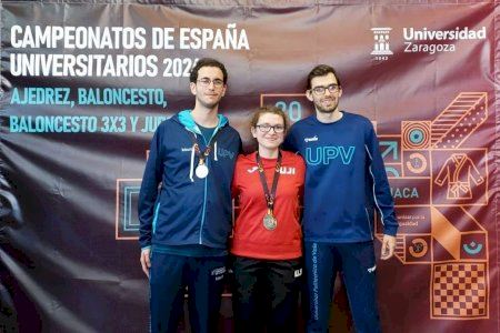Íñigo López y Silvia Doñate campeones de España universitarios de ajedrez