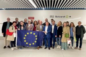 Una delegación de la Comisión Europea y el Ministerio de Hacienda visitan la Línea 10 de Metrovalencia