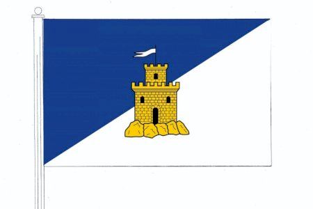 Alfondeguilla ja té bandera oficial