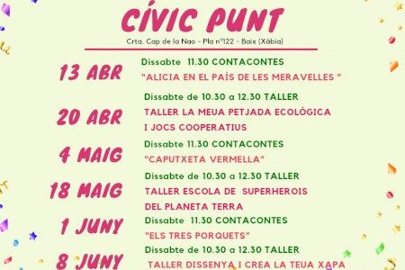 Contacontes i tallers per als pròxims mesos en el Civic Punt de l'Arenal