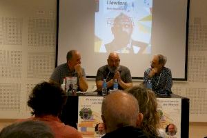 Enric Nomdedéu y Jordi Sebastià han presentado sus últimos libros en el Centro Cívico Portalet de Alboraia