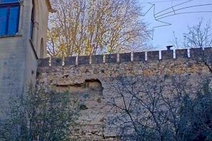 Cultura destina más de 240.000 euros para restaurar los daños de dos tramos de la muralla del Castillo de Xàtiva pendientes desde 2016