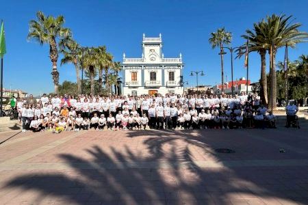 Éxito de la marcha contra el cáncer en Alquerías del Niño Perdido con la participación de más de 250 personas