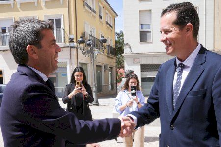 Carlos Mazón destaca el clima de “diálogo y normalidad” con el alcalde de Elda para avanzar en los retos de la localidad