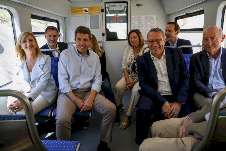 Carlos Mazón: “El TRAM entre Benidorm y Dénia por fin contará con una conexión directa, eficiente y moderna compatible con el entorno”
