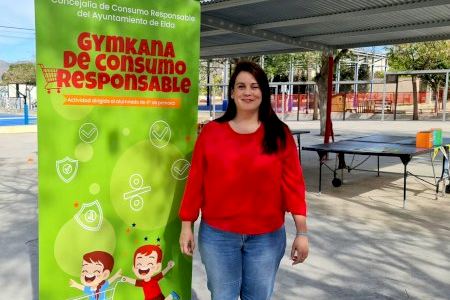 Más de 600 escolares de centros educativos de Elda participan en una nueva edición de la 'Gymkana de Consumo Responsable'