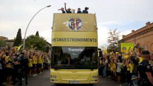 Vila-real celebra la victòria europea del Villarreal
