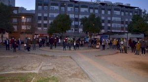 Manifestación de la hostelería de Burriana por el cierre total del sector
