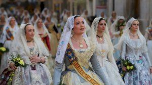 Fallas Valencia 2026: Ofrenda Mi&eacute;rcoles 18. Calle San Vicente. 18:00 - 19:00