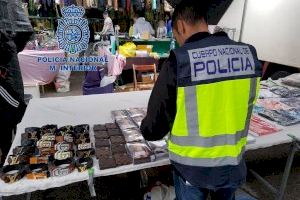 Una operación policial en Benidorm se salda con 16 detenidos por la venta de productos falsificados valorados en más de 1 millón de euros