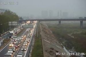 La operación salida y las lluvias complican el tráfico en Valencia