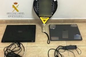 La Guardia Civil detiene a una persona por dos robos en domicilios y un delito de estafa en Vall D´Uixó
