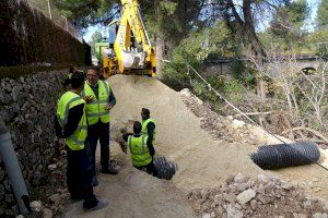 Ontinyent repara el Camí del Pont del Rei greument afectat per la DANA