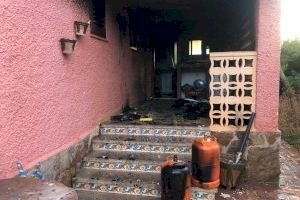 Explosión en una vivienda de la Pobla de Vallbona