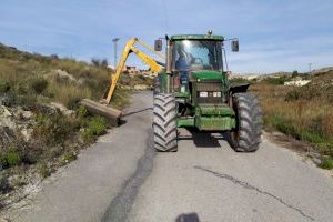 El Ayuntamiento de Aspe comienza  la segunda fase del plan de limpieza y desbroce de caminos rurales