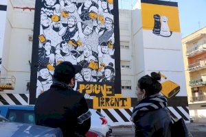 El arte urbano se manifiesta en Torrent gracias al concurso de Pintura Mural TorrentJove
