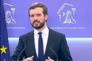Casado demana la intervenció dels comptes de la Generalitat i el PSPV respon: "S'ha llevat la careta del antivalencianismo"