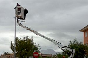 El Ayuntamiento de Aspe continua con el cambio de iluminarias Led con 88 nuevos puntos