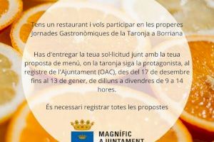 Abierto el plazo de inscripción para las XII Jornadas gastronómicas de la naranja