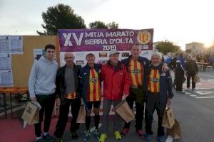 Nodrida representació del Club Atletisme Altea a la Mitja Marató Serra D'Oltà
