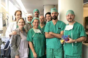 El Clínico de Valencia realiza una cirugía hepática extrema con ayuda de la impresión 3D