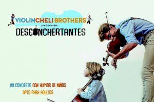 Segorbe presenta Desconchertantes, un concierto humorístico de Violincheli Brothers, con el que disfrutarán grandes y pequeños