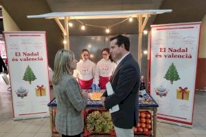 Alicante instala en el Mercado Central un stand con los productos navideños característicos de nuestra Comunidad