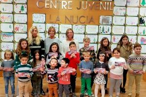 724 escolares de La Nucía participan en el XI Concurso de Dibujo Navidad Infantil