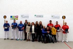 Los pelotaris Santi y Francés ganan el XXX Trofeo Benidorm ‘Memorial Vicent Pérez Devesa’