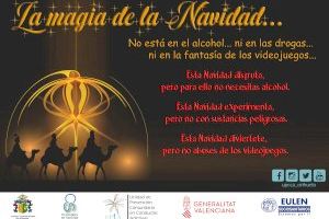 La Concejalía de Sanidad de Orihuela alerta de los riesgos por consumo de alcohol y otras sustancias adictivas durante la Navidad