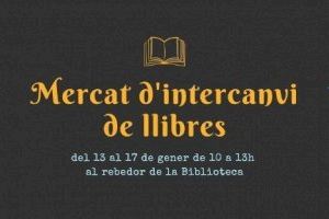 La Biblioteca Pública Municipal "Cristóbal Zaragoza" de la Vila recupera el "Mercado de Intercambio de Libros” por su aniversario