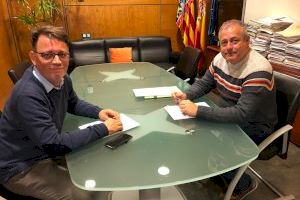 El regidor Chaler de Vinaròs es reuneix amb el director General de l'Esport de la Generalitat