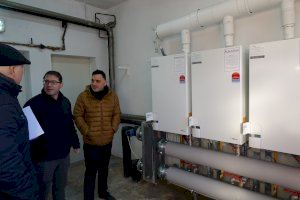 Ontinyent instal·la un nou sistema de calefacció intel·ligent al CEIP La Solana que permetrà estalviar més d’un 30% d'energia