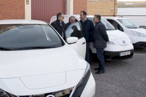 La Diputación de Castellón adquiere cinco vehículos sostenibles para el parque móvil